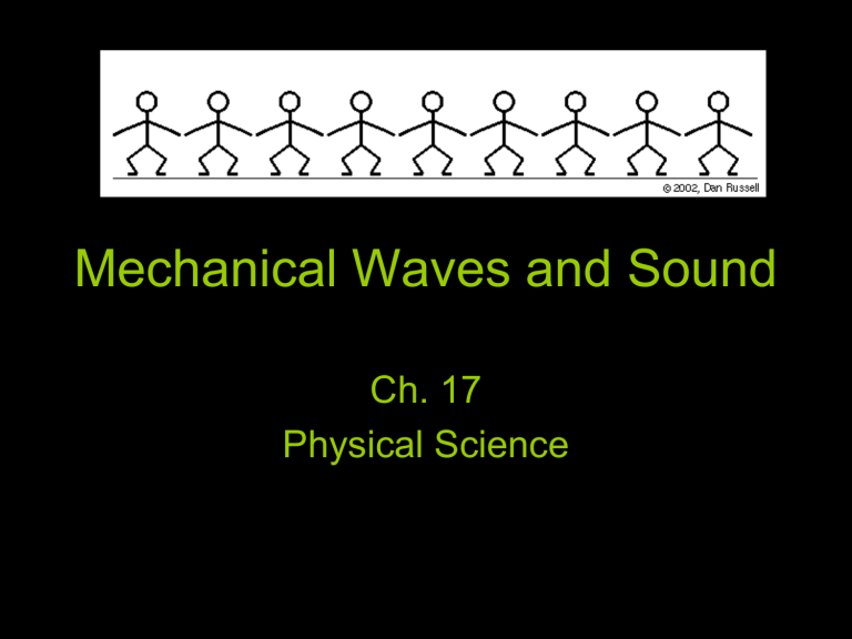 Mechanical Waves And Sound