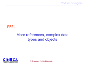 Perl for biologists