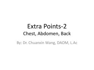 Extra Points-2 Chest, Abdomen, Back