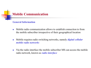 Service Concept in GSM/DCS Supplementary services