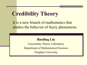 Uncertainty Theory & Uncertain Programming UTLAB Fuzzy