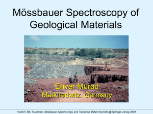 Mössbauer Spectroscopy of Geological Materials