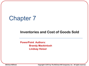M7-6 Calculating Cost of Goods Available for Sale, Ending Inventory