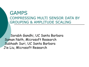 GAMPS-sigmod09 - Microsoft Research