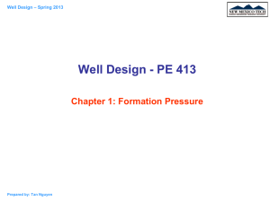 C1 - Formation Pressure