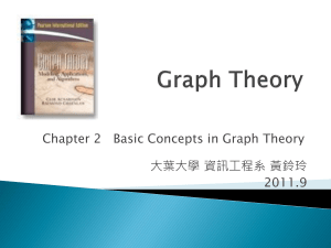 Chapter 2 Basic Concepts in Graph Theory