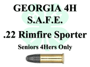 Introduction to Rimfire Sporter - Georgia 4-H