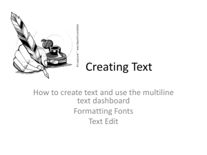 Creating Text in AutoCAD 2008