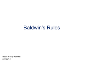 Baldwin`s Rules