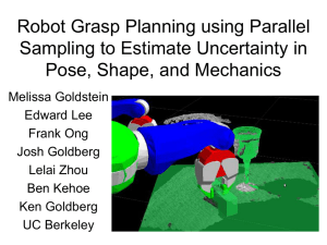 Robot Grasp Planning using Parallel Sampling to Estimate