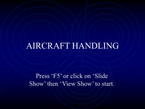 AIRCRAFT HANDLING