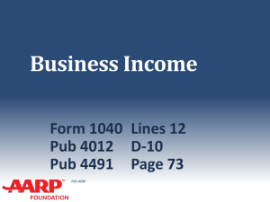 11-Business-Income-TY13-V1 - AARP Tax-Aide