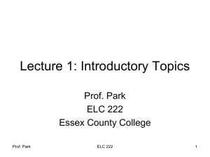 Lecture 2: Noise - Faculty | Essex County College