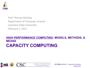 High Performance Computing - Louisiana State University