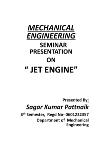 JET ENGINE - Seminar Slides