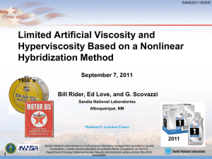 Limited artificial viscosity and hyperviscosity based