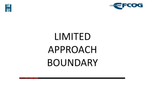 Work Area Boundaries-Limited Approach Boundary