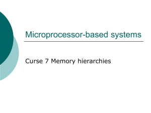 Cache memory with direct mapping