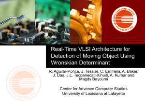 Wronskian Sensor - CACS - University of Louisiana at Lafayette