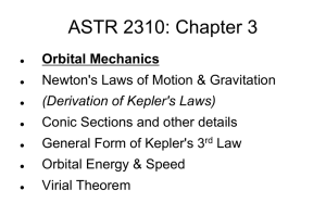 ASTR 2310: Chapter 3