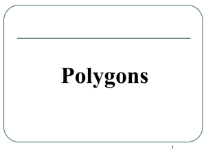 A polygon is a closed figure