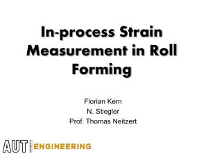 Strain Measurement Methods I