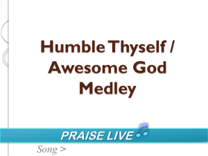 Humble Thyself - Awesome God
