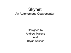 Skynet Quadrocopter