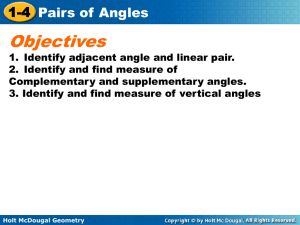 Holt McDougal Geometry 1-4