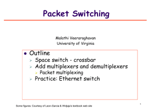Packet Switching - University of Virginia