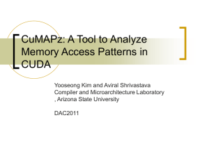 CuMAPz: A Tool to Analyze Memory Access Patterns in CUDA
