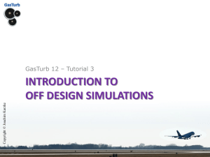 introduction to off design simulations