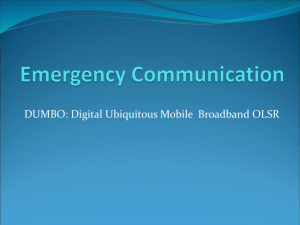 Emergency Communication - dumbo-isif