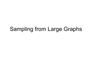 Sampling from Large Graphs