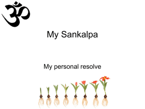 About Sankalpa - the seed