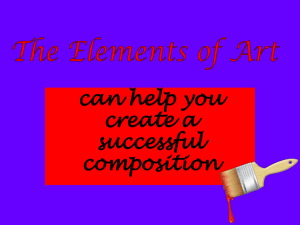 can help you create a successful composition The Elements of Art