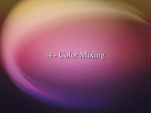 4 - Color Mixing