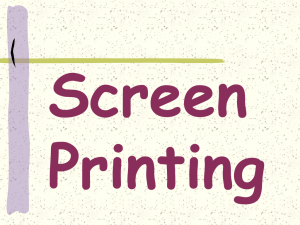 Advantages of Screen Printing