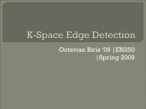 K-Space Edge Detection