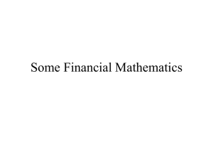 Financial Time Series Analysis