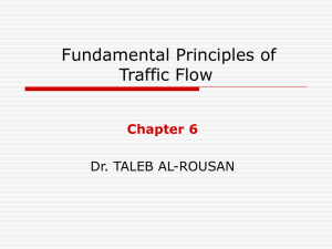 12- Traffic Flow Theory