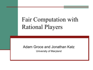 Fair Computation with Rational Players