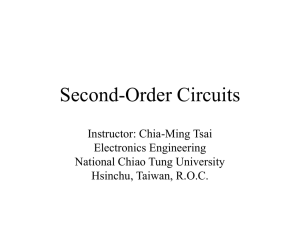 Second-Order Circuit..