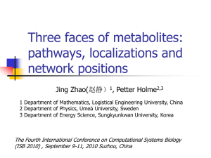 Three faces of metabolites: pathways, localizations and