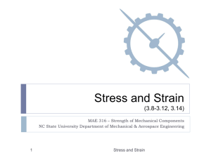 Normal Stress (1.1-1.5) - Department of Mechanical and Aerospace