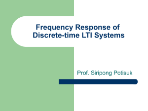 Frequency Response of Discrete