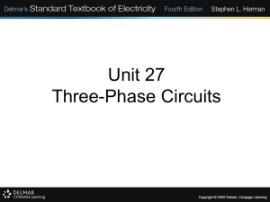 Unit 27* Three-Phase Circuits