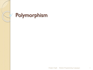 Subtype polymorphism
