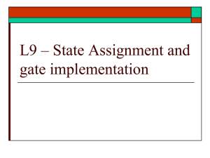 Lecture 9 State Assignment