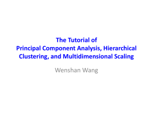 Multidimensional Scaling Analysis